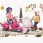 Our Generation - Ride in Style Scooter - Vehicle Playset - Pink & Ivory - 18-Inch Doll Accessories - Pretend Play - Toy for Kids 3 Years +