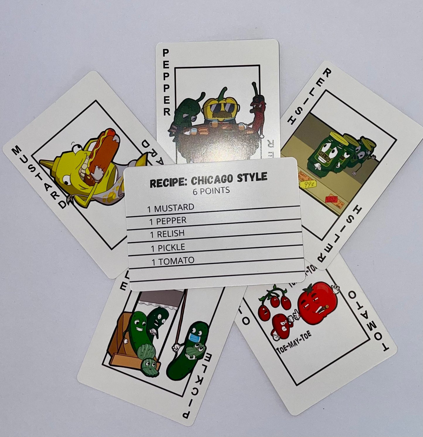 WamWam Games Turn for The Wurst™ - Hilarious Hotdog-Building Card Game, for Dads, Dad-Joke Enthusiasts, and Pun Lovers.