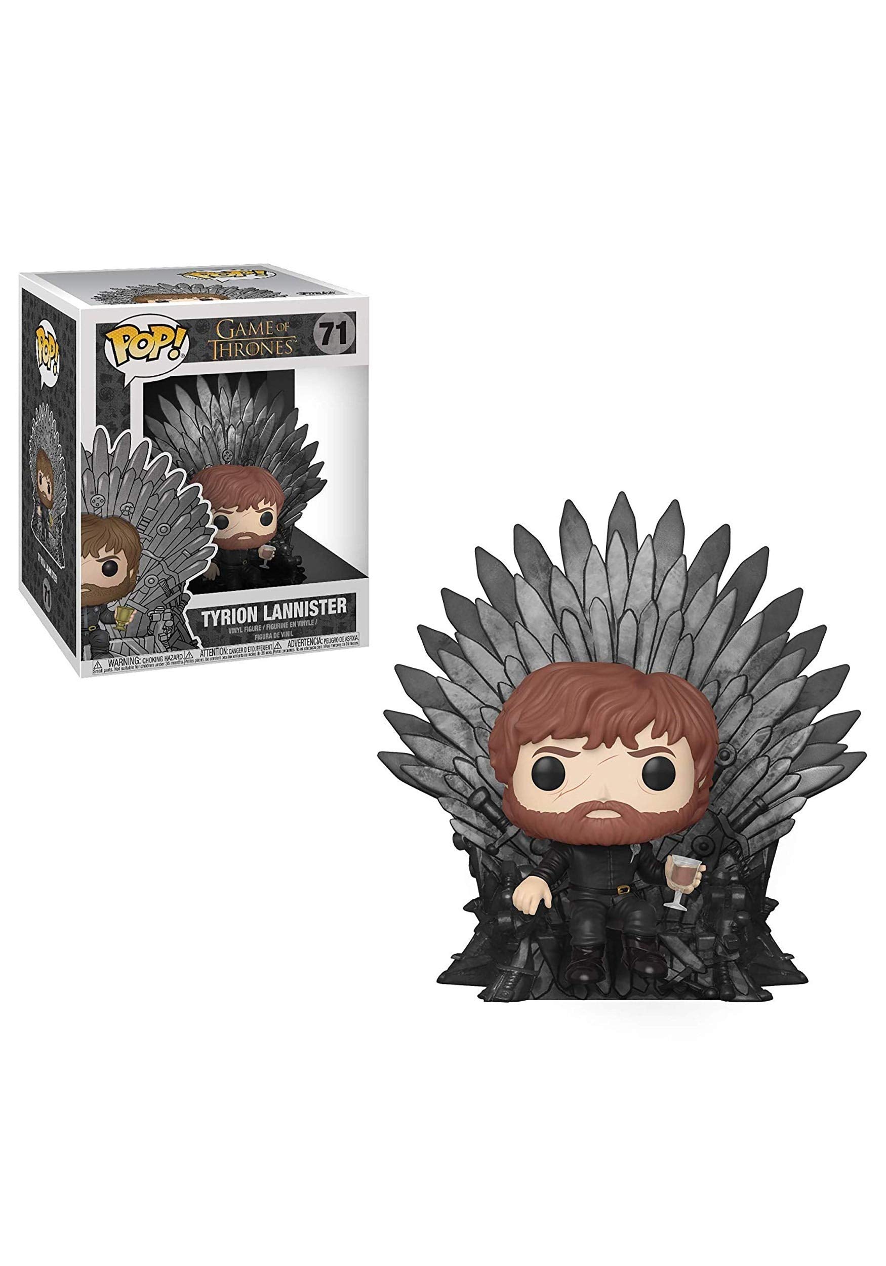 Funko POP! Deluxe: Game 0: Tyrion Lannister Sitting on Iron Throne Collectible Figure - Game of Thrones - Collectible Vinyl Figure - Gift Idea -