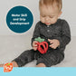 RaZbaby Bites Silicone Baby Teething Toy - Sensory Toy with Textured BerryBumps for Teething Relief, Easy-to-Hold Fruit Shape, BPA-Free, Soothes Front