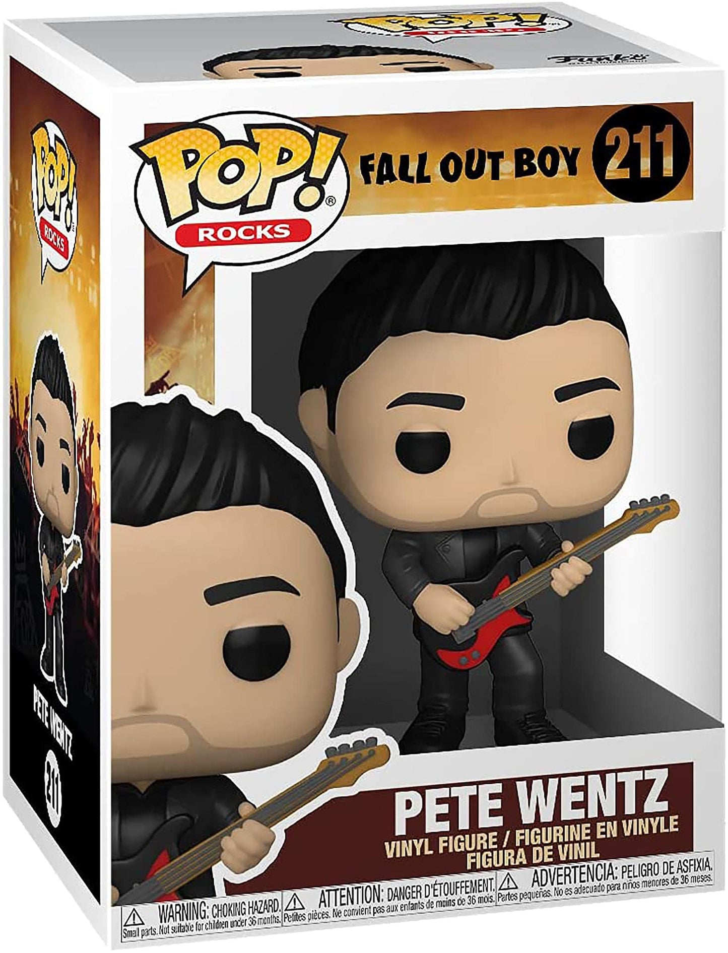 Funko POP Rocks: Fall Out Boy - Pete Wentz,Multicolor,Standard