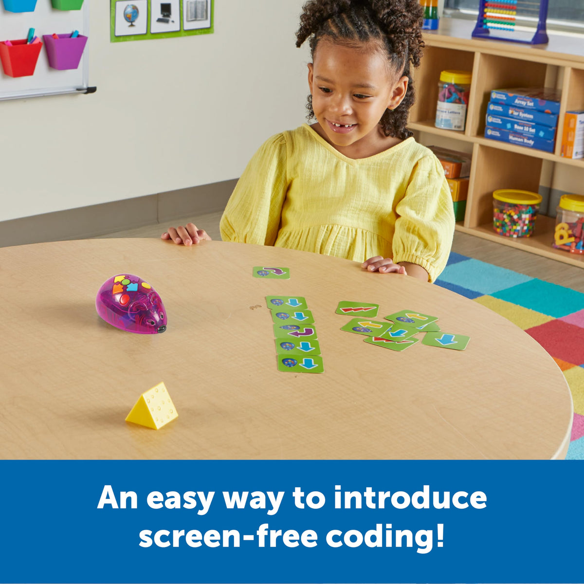 Learning Resources Rechargeable Code & Go Robot Mouse, Ages 4+
