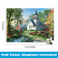 Buffalo Games - Little White Chapel - 500 Piece Jigsaw Puzzle for Adults