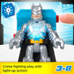 Fisher-Price Imaginext DC Super Friends Preschool Toys Batman Battle Multipack 9-Piece Figure Set with Light-Up Backpack for Ages 3+ Years