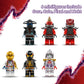 LEGO NINJAGO Zane's Ultra Combiner Mech Ninja Toy - Pretend Play 4-in-1 Building Toy Set for Kids, Boys and Girls, Ages 9+ - with 6 Minifigures - Gift