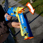 Nerf Fortnite Half Tone Hero Blaster, Bonus Code to Unlock Half Tone Hero Wrap in the Game, Break Open Loading, 12 Nerf Elite Darts, Fortnite Gifts