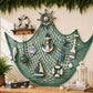 Fish Net Decorations for Party, 80x40 Inch Large Decorative Fish Netting Table Runner, Wall Photo Hanging Fishnet for Nautical Mermaid Pirate Hawaii