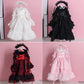 YHYQiFei Bjd Doll Clothes for 1/3 1/4 1/6 Handmade Cute Skirts Suitable for 11.8 18 24 inch BJD SD Doll Gifts for Doll Lovers (Red, 1/6)