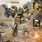 HIGH GODO Artillery Mech Robot Transforming Building Blocks Set for Adults,City Warrior Justice Hero Soldier Mech Model Building Kit, Cool Creative