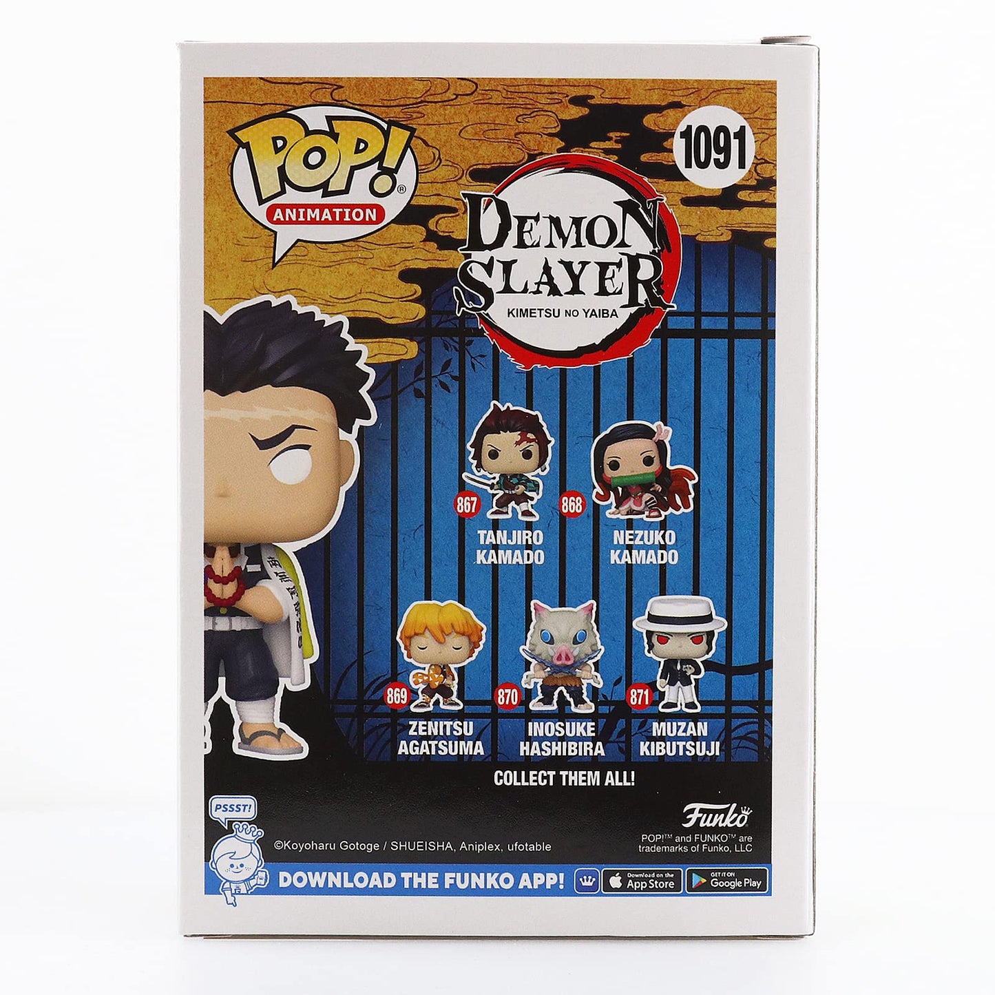Funko Demon Slayer: Kimetsu no Yaiba POP! Animation Gyomei Himejima Exclusive Vinyl Figure #1091