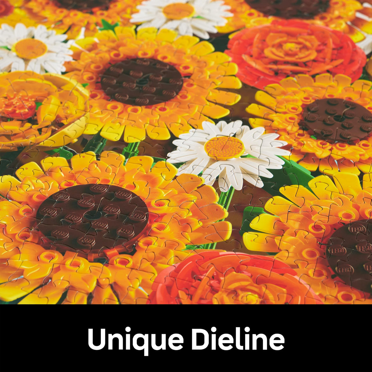 LEGO® Botanicals Sunflower Collage Puzzle (500 pcs)