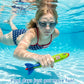 Eeonirin 19 PCS Swimming Pool Diving Party Set, Including 4 Rings + 4 Torpedoes + 8 Gemstones + 3 Seaweeds. Suitable for Swimming Pool Family Party