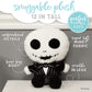 Kids Preferred Disney Nightmare Before Christmas Jack Skellington 12" Stuffed Animal Plush Toy