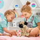 DolliBu Sitting Pug Stuffed Animal Dog Plush Toy, Kids & Adults Huggable Puppy Cuddle Gifts, Cute Stuffed Animals for Toddler & Baby First Teddy Bear