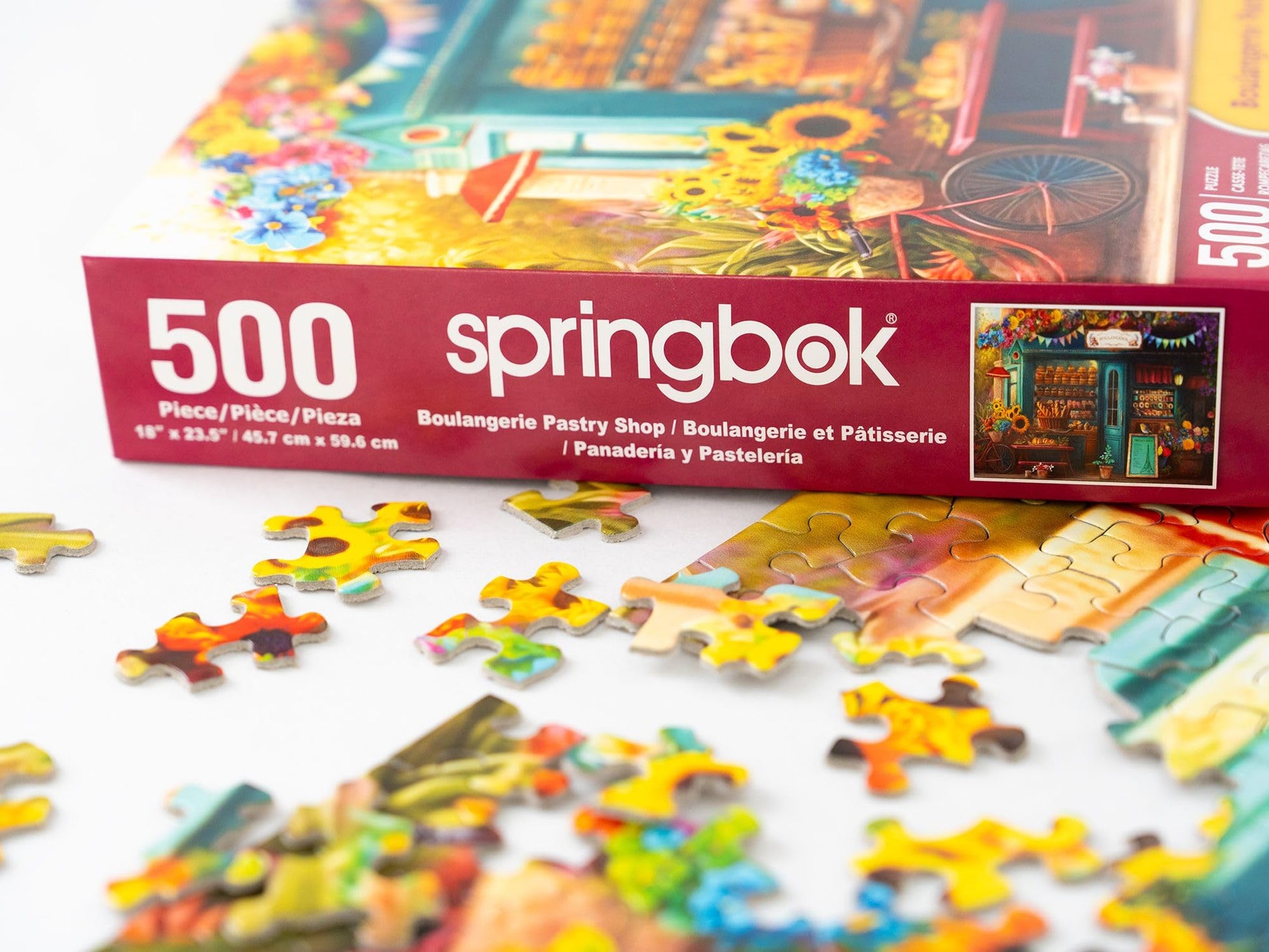 Springbok Boulangerie Pastry Shop 500 Piece Jigsaw Puzzle for Adults
