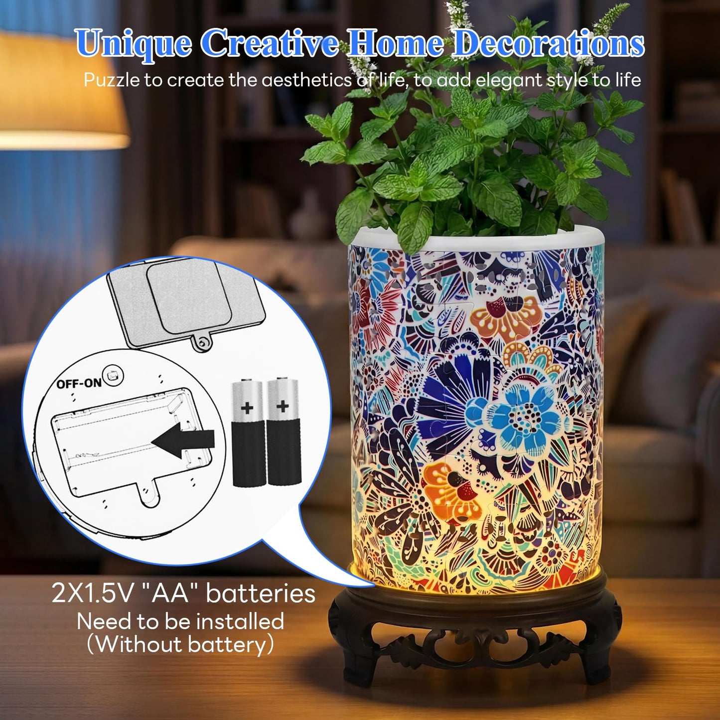 MONVIE 3D Puzzles Planter for Adults