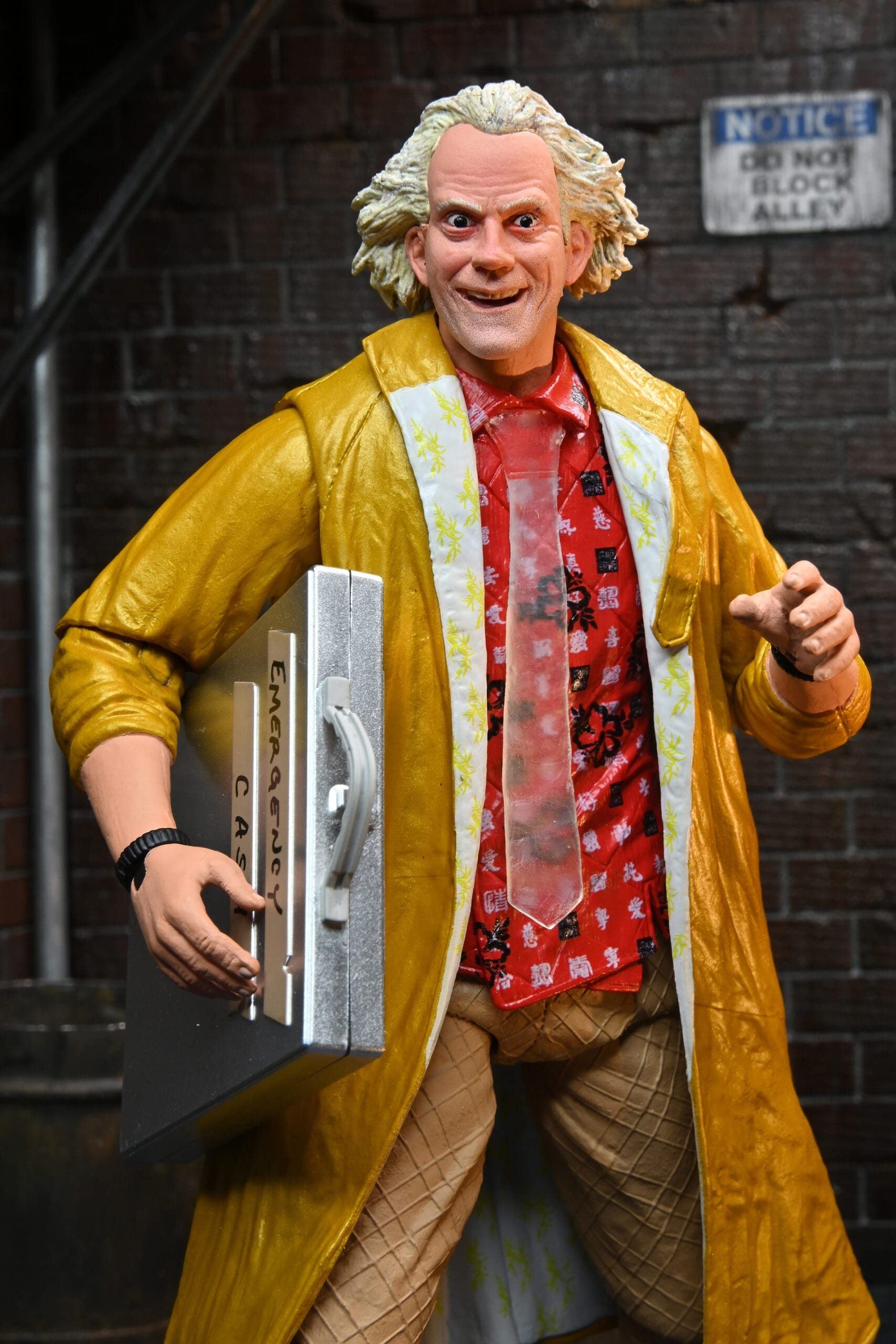 NECA Back to THE Future - Ultimate Doc Brown 2015 - Figurine articulée 18cm