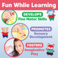 Creativity for Kids Sensory Sticker Playset - Sweetsville - 100+ Sensory Stickers and Play Scenes - Gifts for Boys and Girls Ages 4+, Multi