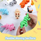 JOYIN 12 Pcs 3D Printed Animals Set, Mini Animals 3D Printed Toys - Cute Articulated Flexible Figurines Fidget Toys for Party Favors Birthday Gifts