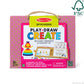 Melissa & Doug Natural Play: Play, Draw, Create Reusable Drawing & Magnet Kit - Princesses (54 Magnets, 5 Dry-Erase Markers) - FSC Certified