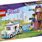 LEGO Friends Vet Clinic Ambulance 41445 Building Kit; Collectible Toy with Ambulance, Rabbit and Kitten Toys, Children’s Vet Kit and Olivia and Emma