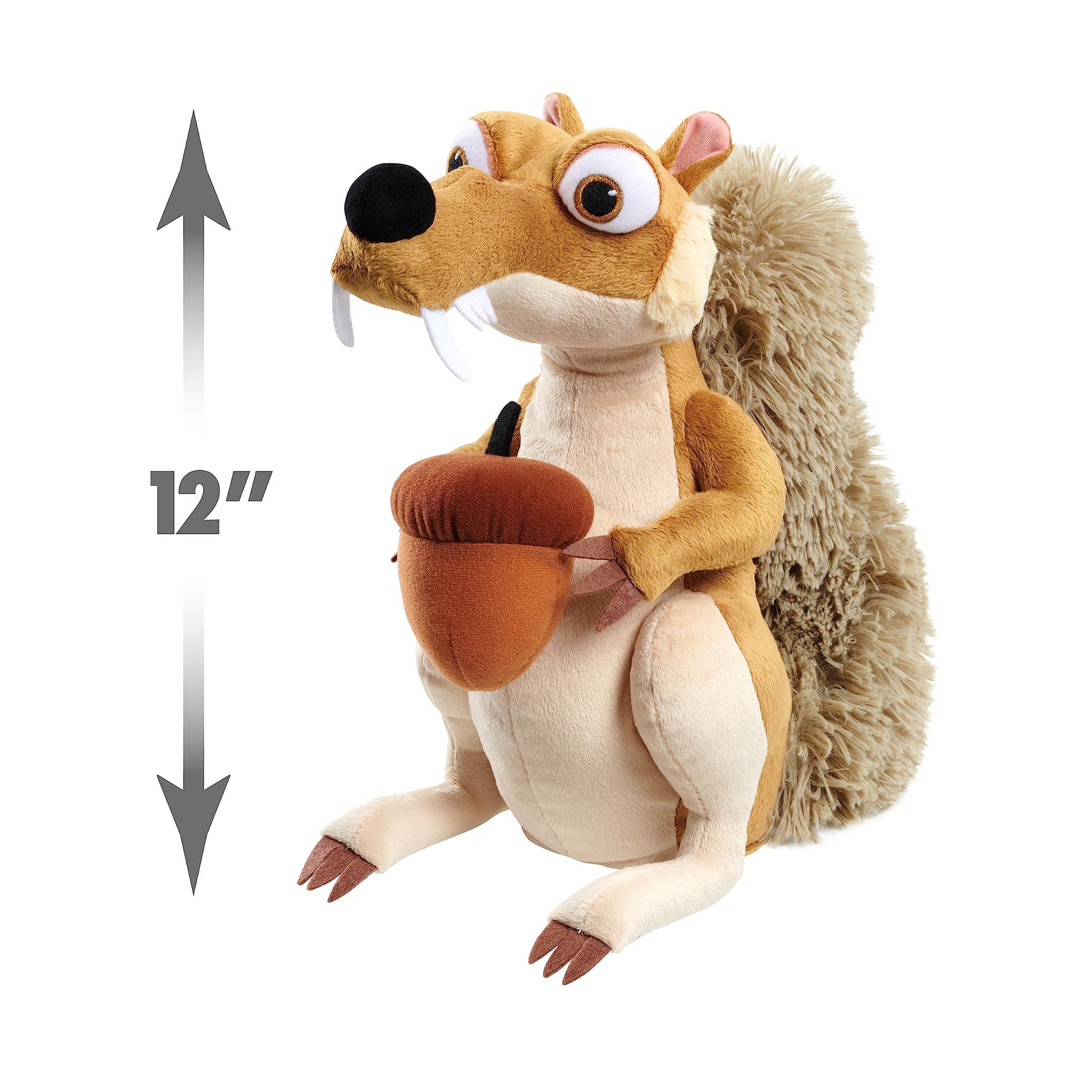 Just Play The Ice Age Adventures of Buck Wild Goin’ Nuts Scrat Feature Plush with Motion and Chirping Sound Effects, Kids Toys for Ages 3 Up, Amazon