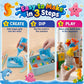 Nisuez Magic Water Elf Toy Kit for Kids, 30 Colors Magic Gels & 20 Molds, Water Gel Kit, Water Squishy Making Kit, Crate Your Own Magic Elf Kits Water