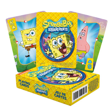 AQUARIUS SpongeBob Playing Cards - SpongeBob SquarePants Themed Deck of Cards for Your Favorite Card Games - Officially Licensed SpongeBob Merchandise