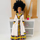 Maya in Long Dress (Curly Hair)