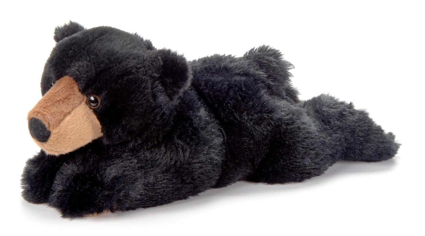 The Petting Zoo Bubba Black Bear Stuffed Animal Plushie, Gifts for Kids, Wildlife Animals, Black Bear Plush Toy, 18 inches