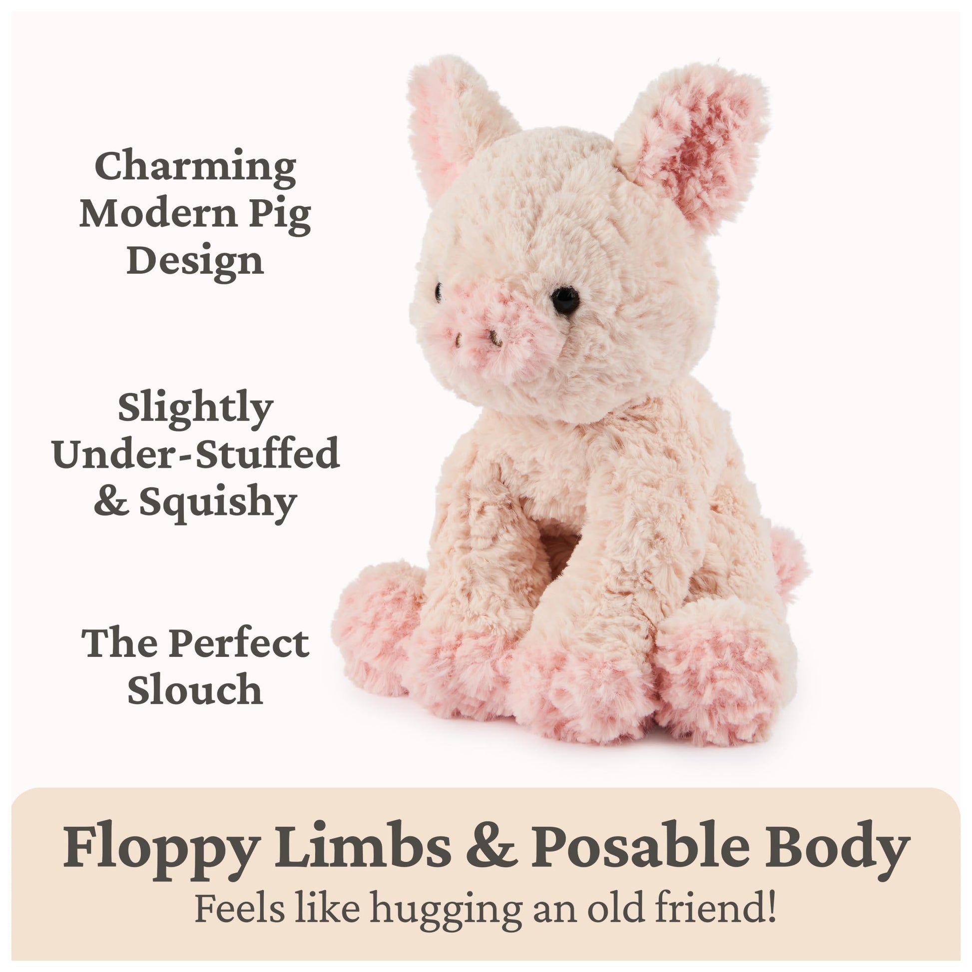 GUND Cozys Collection Pig Stuffed Animal 10-Inch Plush Toy for Ages 0+