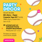 Big Dot of Happiness Batter Up - Baseball - Decorations DIY Baby Shower or Birthday Party Essentials - Set of 20