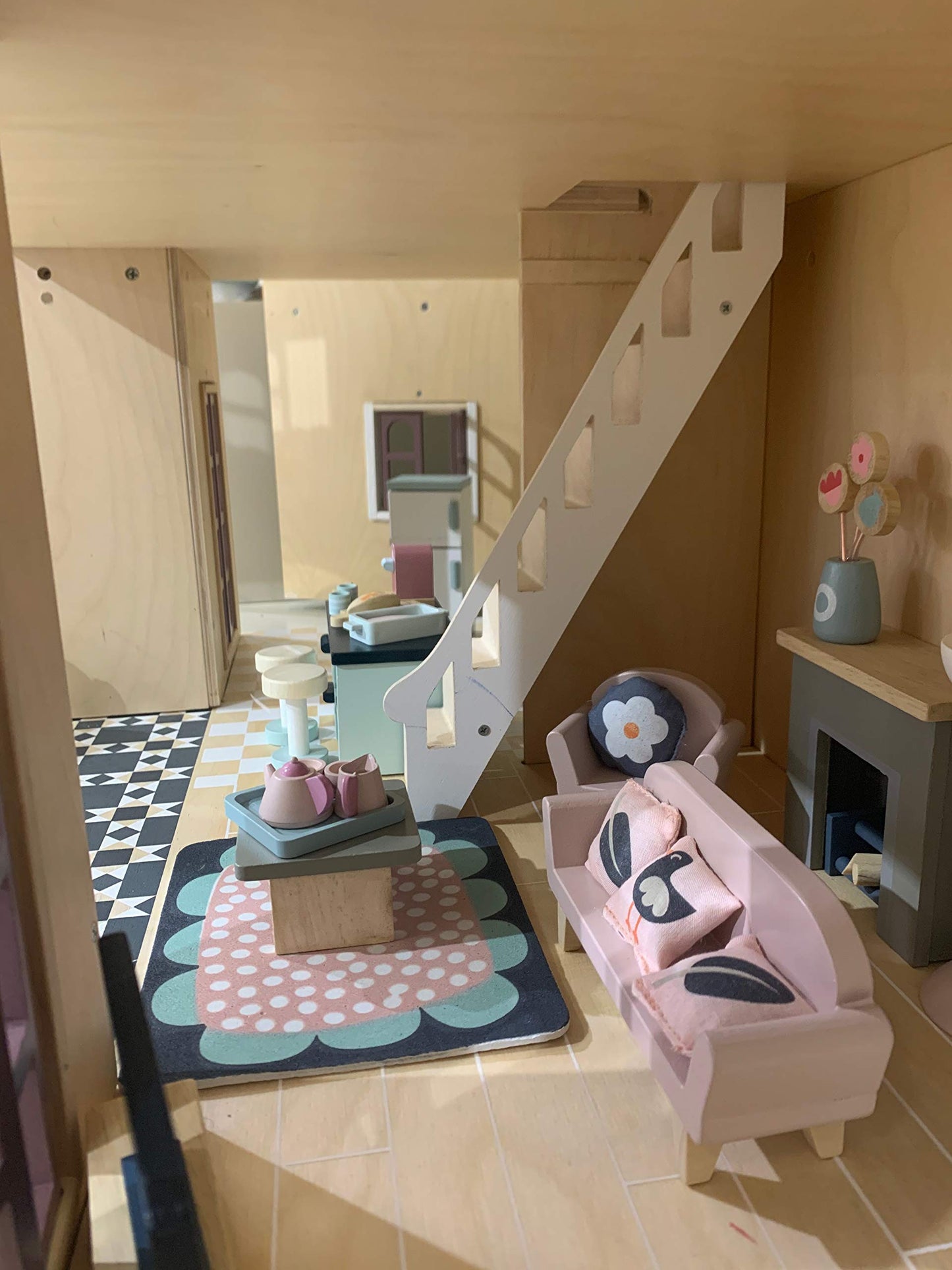 Tender Leaf Toys - Dovetail Dollhouse Accessories - Detailed Wooden Furniture Sets and Room Decor - Encourage Creative and Imaginative Fun Play