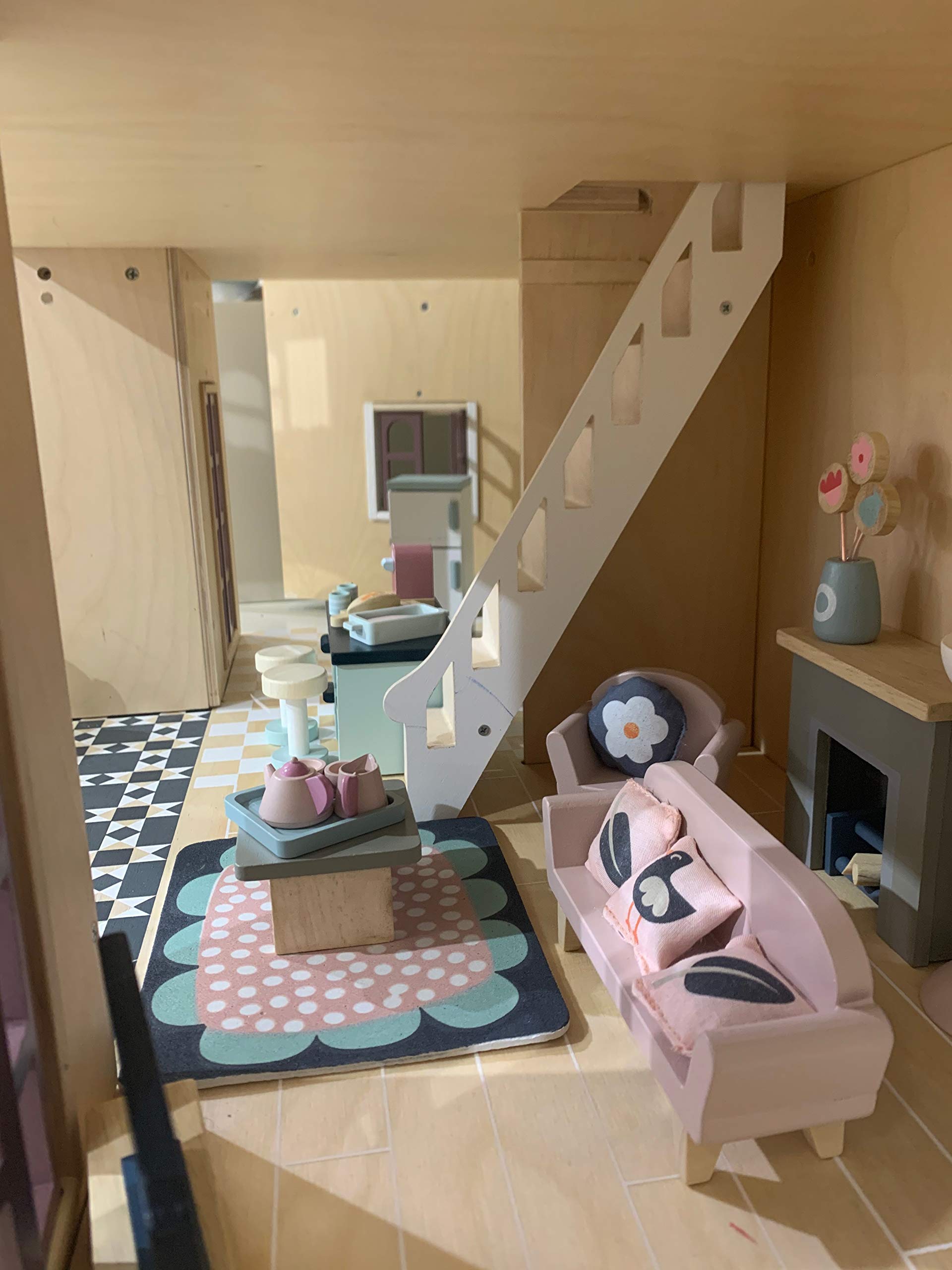 Tender Leaf Toys - Dovetail Dollhouse Accessories - Detailed Wooden Furniture Sets and Room Decor - Encourage Creative and Imaginative Fun Play