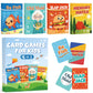 Etyishe Card Games for Kids Toddlers, Go Fish, Old Maid, Slap Jack and Memory Match, 4 Decks in 1 Pack, Fun Educational Gard Games for Family Game