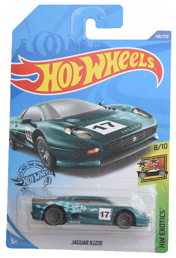 Hot Wheels Jaguar XJ220, [Green] 148/250 Exotics 8/10