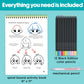 Faber-Castell Anime Drawing Kit: Chibi Edition | Step-by-Step Instruction Book with 20 Practice Pages, Color Pencil Set & Drawing Supplies for Kids