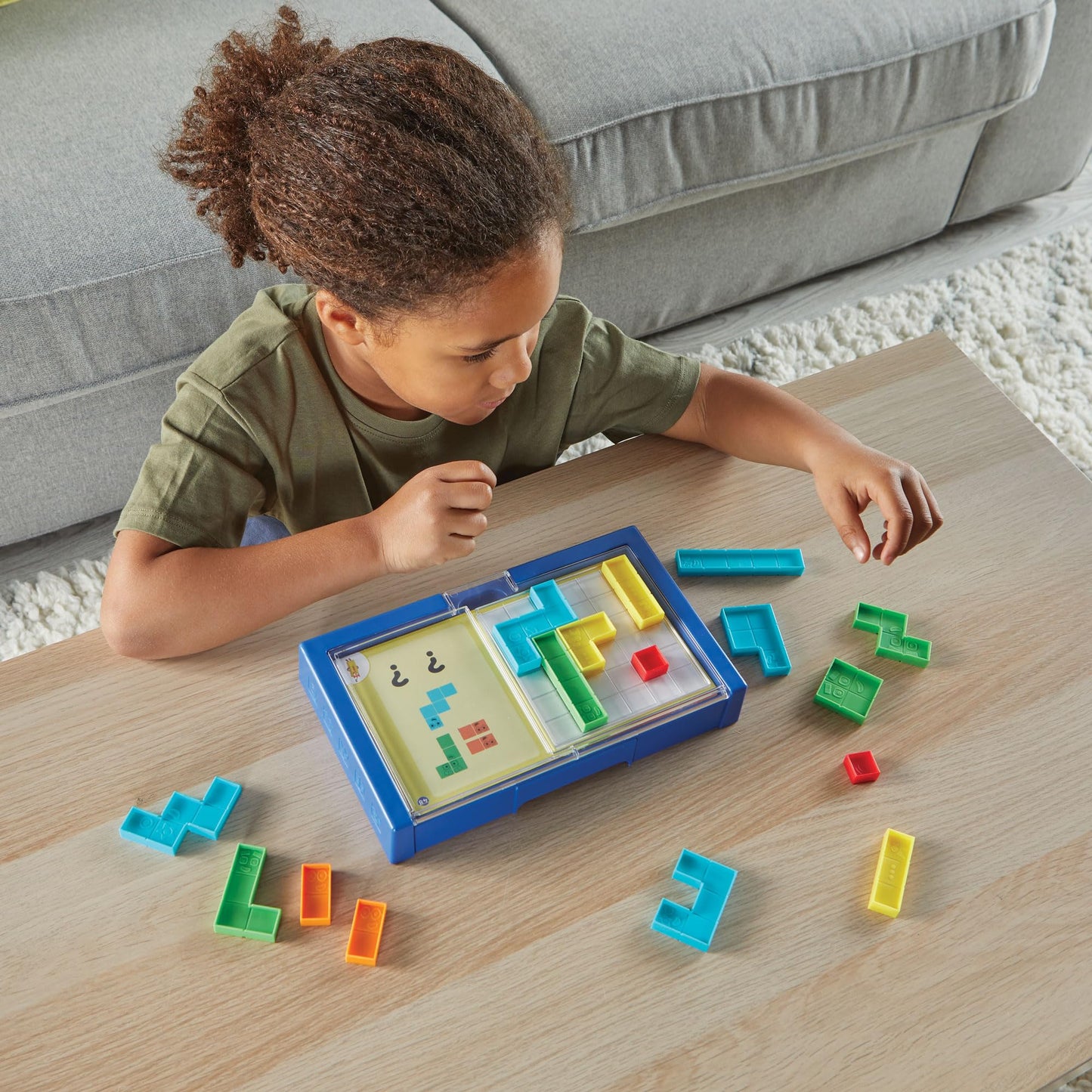 hand2mind Numberblocks Puzzle Solver, Brain Teasers, Logic Puzzles for Kids, Educational Games, Math Toys for Kids 3-5, Fidget Game, Preschool