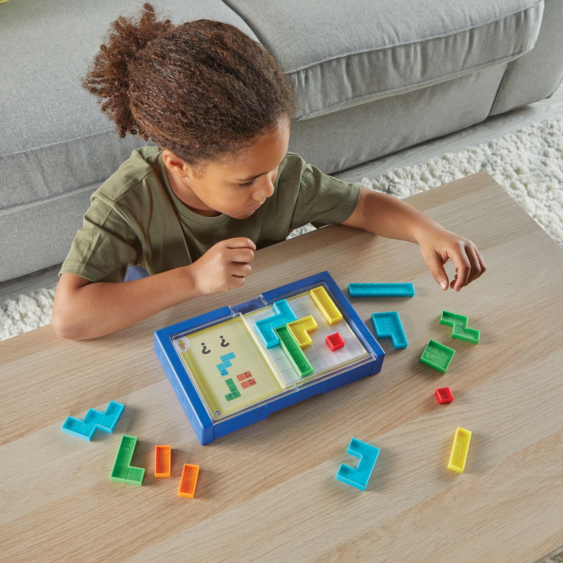 hand2mind Numberblocks Puzzle Solver, Brain Teasers, Logic Puzzles for Kids, Educational Games, Math Toys for Kids 3-5, Fidget Game, Preschool