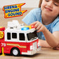 JOYIN Extra Large Toddler Fire Truck Toys for Boys with 33-inch Ladder, Lights & Sprinkler Pump, Big Emergency Vehicle, Kids Toys for Age 3, 4, 5, 6