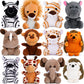 cideny 12 Pcs Small Stuffed Animals Bulk - 5 Inch Mini Plush Toys for Kids, Plush Keychain, Carnival Prizes, Claw Machine Prizes, Classroom Treasure