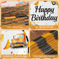 100 Pcs Construction Birthday Party Supplies - Construction Themed Plates and Napkins Forks Set, Disposable Dump Truck Tableware for Boys Kids