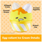 GUND Sanrio Gudetama The Lazy Egg Stuffed Animal, Gudetama Ice Cream Cup, Plush Toy for Ages 1 and Up, 9”