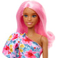 Barbie Fashionistas Doll #189 with Pink Hair & Prosthetic Leg Wearing Floral Dress & Accessories Including Sneakers & Sunglasses