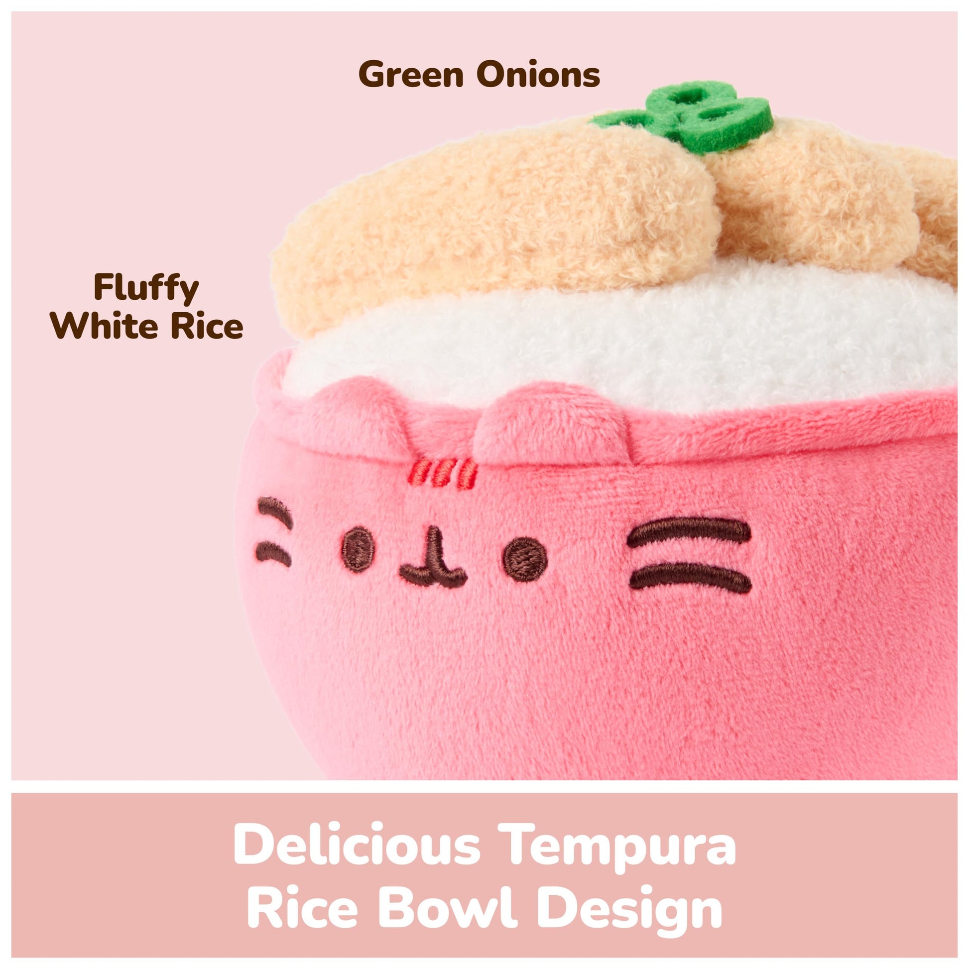 GUND Pusheen Bento Katsu Rice Bowl 6-Inch Plush Toy for Ages 8+