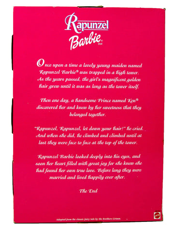 Barbie Rapunzel Pink Gown with Gold Glitter Pink Crown