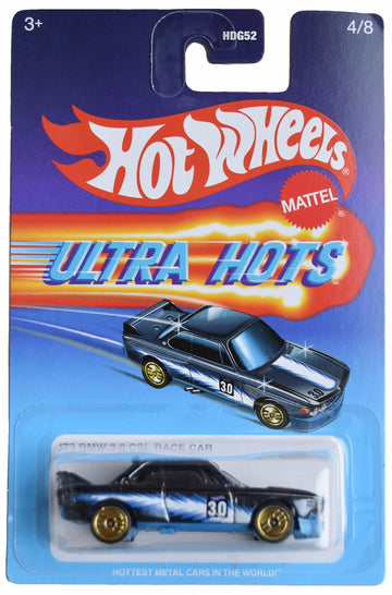 Hot Wheels '73 BMW 3.0 CSL Race Car, Ultra Hots [Blue] 4/8