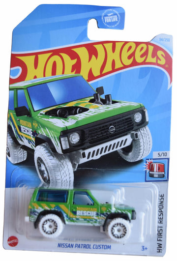 Hot Wheels Nissan Patrol Custom, HW First Response 5/10 [Green] 34/250