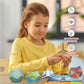 Foraineleyo Hands-On Math with 30 Paper Folding 3D Flexible Models Series 2 - STEM Origami Tutorial Book for Boys Girls Ages 6-12 - Explore Shapes