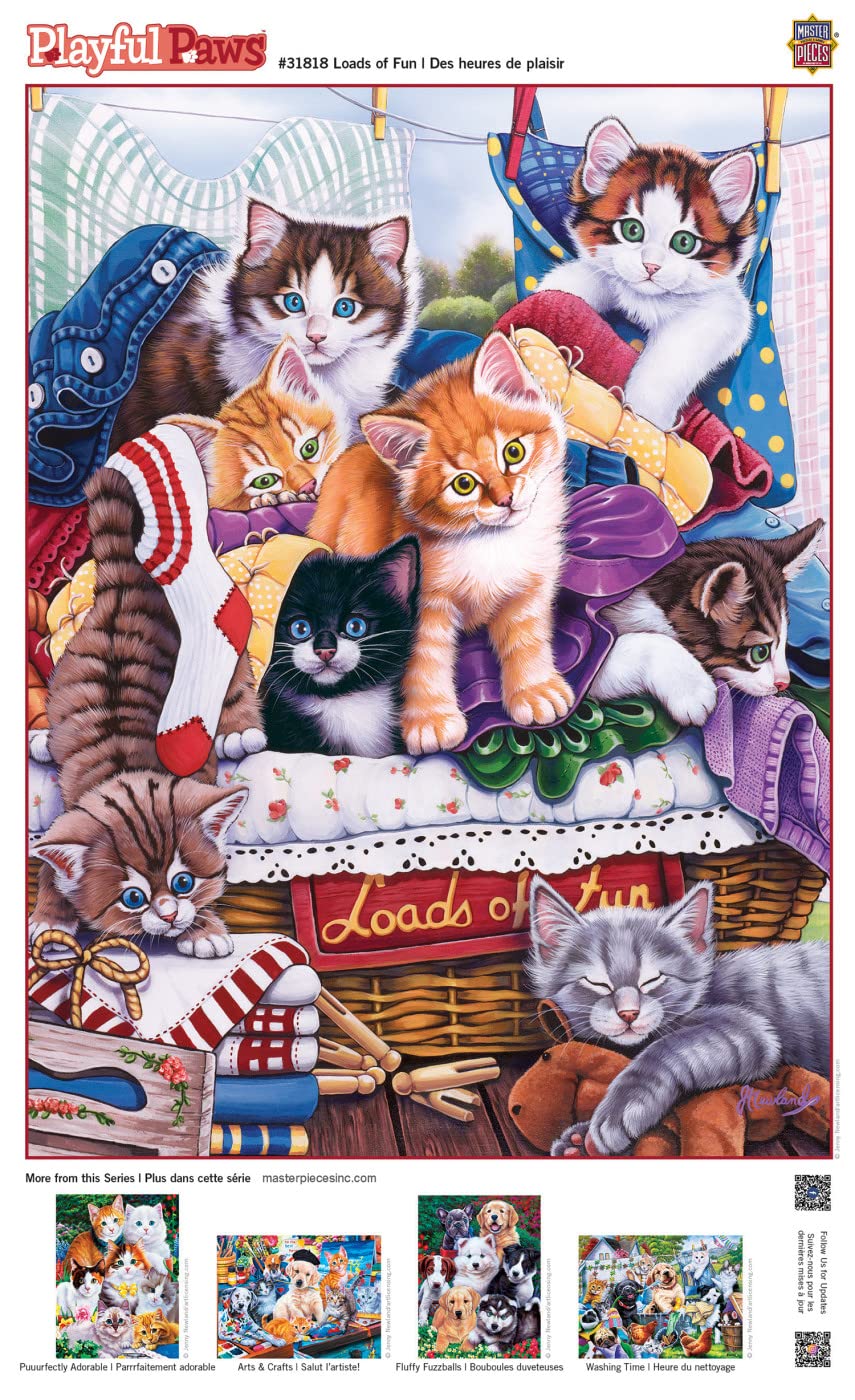 MasterPieces 300 Piece EZ Grip Jigsaw Puzzle - Loads of Fun - 18"x24"